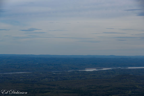 Hudson Valley from overlook "former site Catskill ...