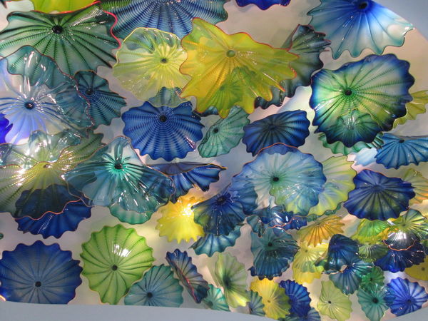 Chihuly Ceiling at the Buffet Center...