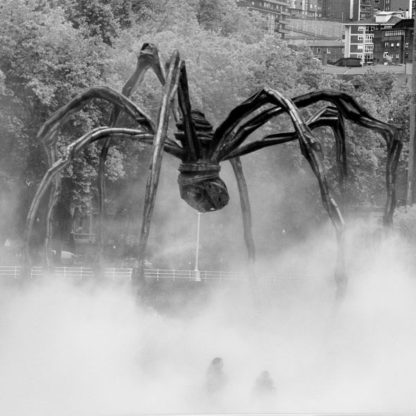 Maman in the mist...
