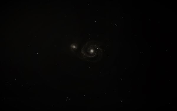 M51 Whirlpool galaxy...