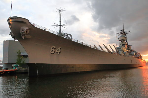 The Battleship Wisconsin...