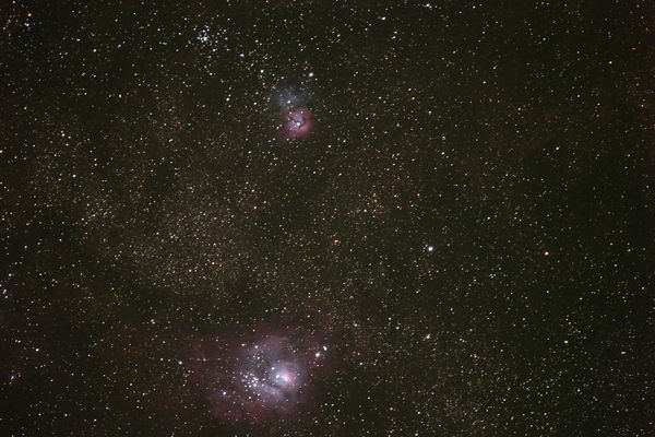 600 mm Sigma, 60 second shutter, ISO 6400 with a S...