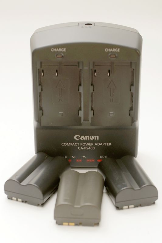 Canon Battery Charger and Batteries...