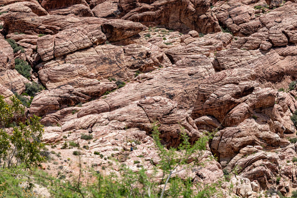 Red Rock Canyon - Use Download to See Guy on rock ...