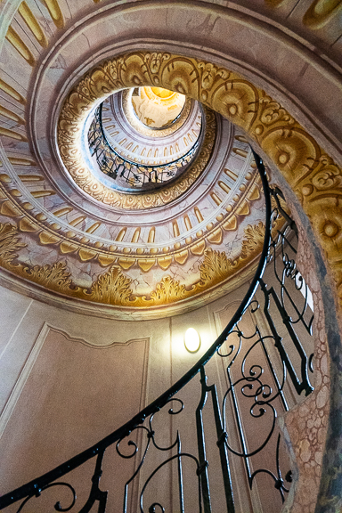 Spiral staircase, Melk Abbey...