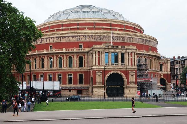 The Royal Albert Hall...