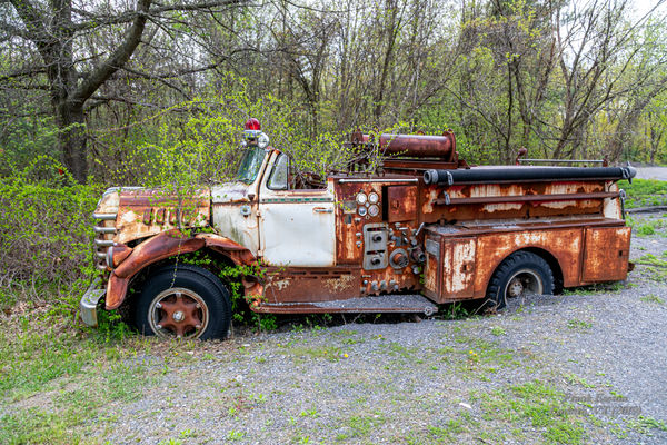 Sarasota Springs, NY.  Old fire engine.  Sure hope...