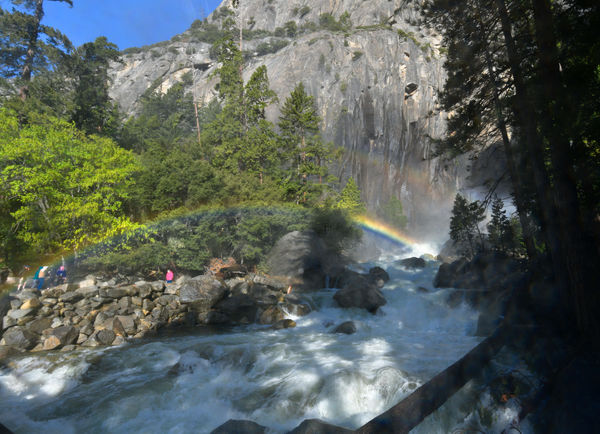 Foot of Yosemite Falls...