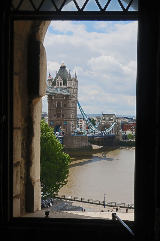 View of the Tower Bridge from the castle....