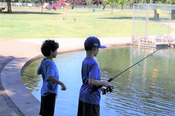 Boys fishing...