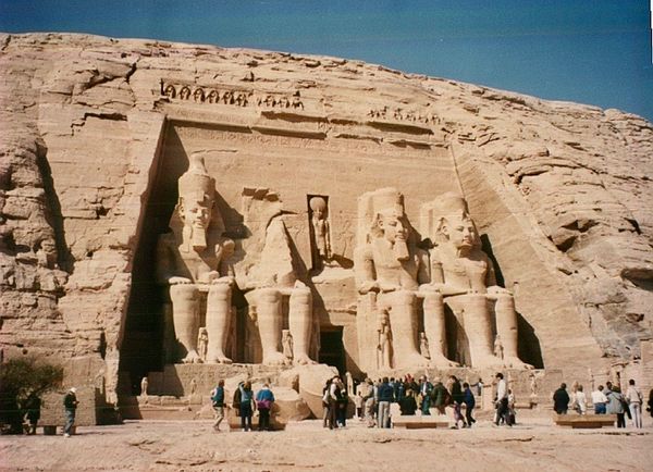 The Ramses II Temple.  Probably not a modest man s...