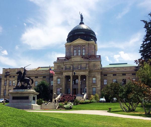 Montana State Capitol in Helena (with visiting cho...