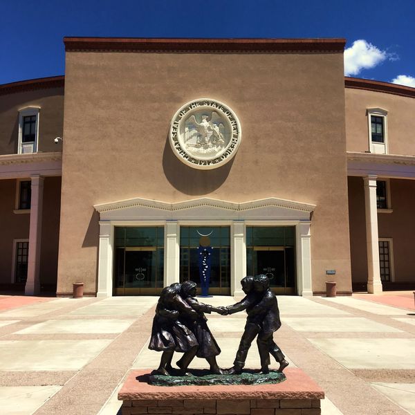 New Mexico State Capitol in Santa Fe (a totally mo...