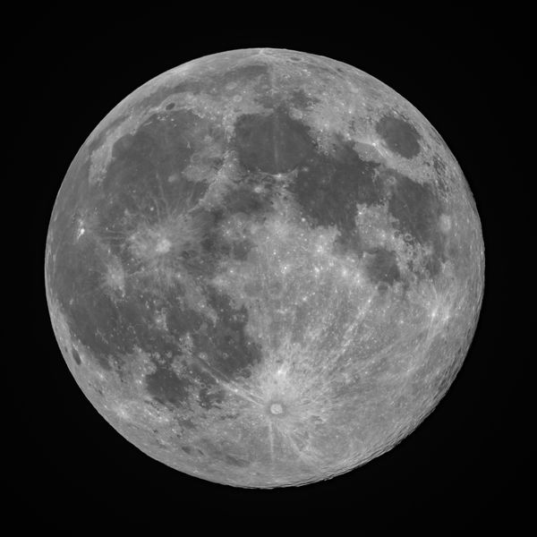 Moon - Shot with a 1000mm scope...