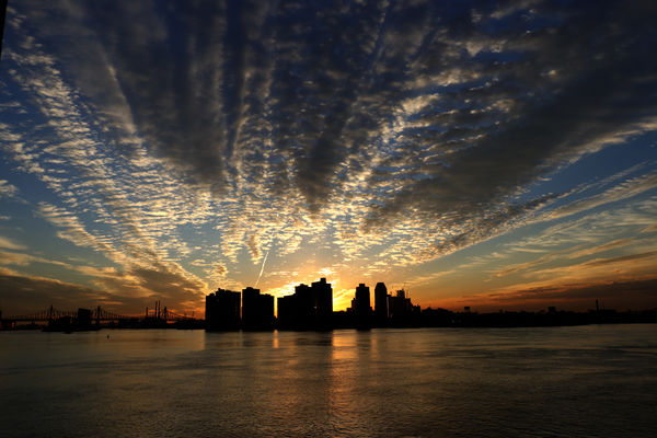 Summer Solsitce Sunrise behind Long Island City...