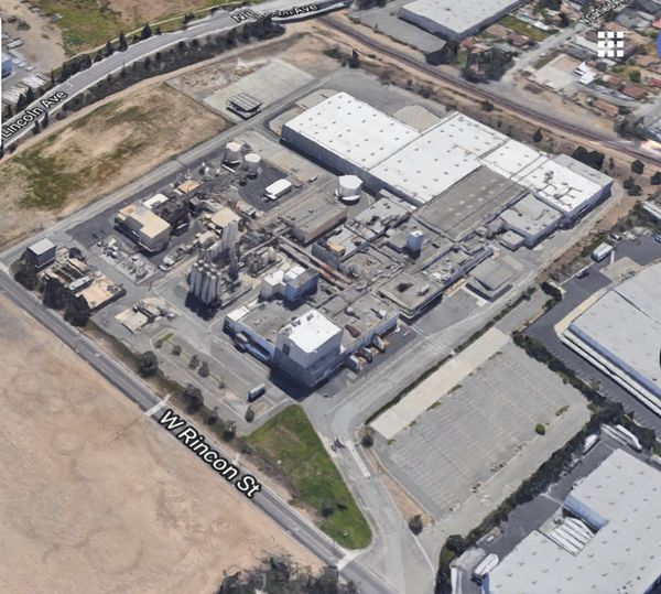 Aerial View Of Golden Cheese Factory Via Google Ma...