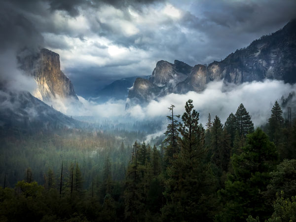 Drama in Yosemite Valley...