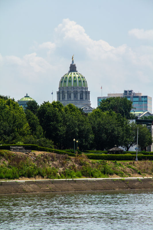 The green dome is our State Capitol Building...