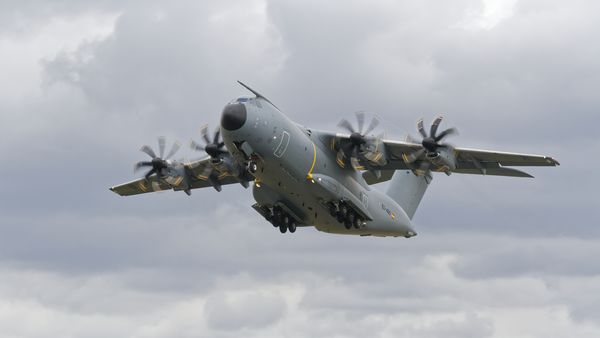 Airbus A400M Atlas, operated by Airbus Industries...