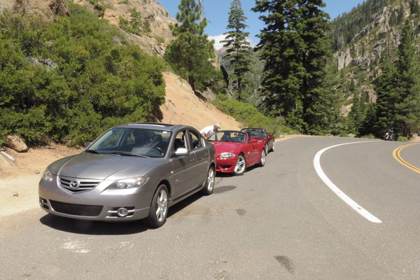 At the top of Sonora Pass...