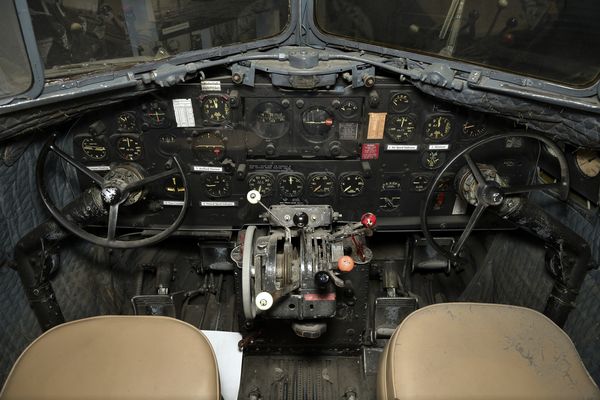 C47 cockpit...
