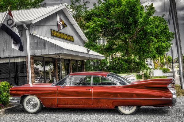 1959 Red Cadillac...