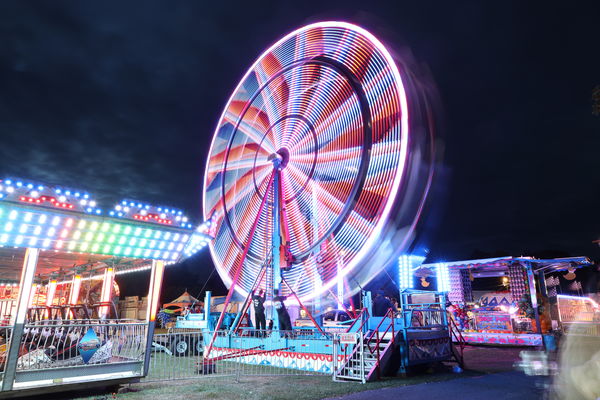 Fairgrounds At Night: Went to the Columbia County Fairgrounds in ...