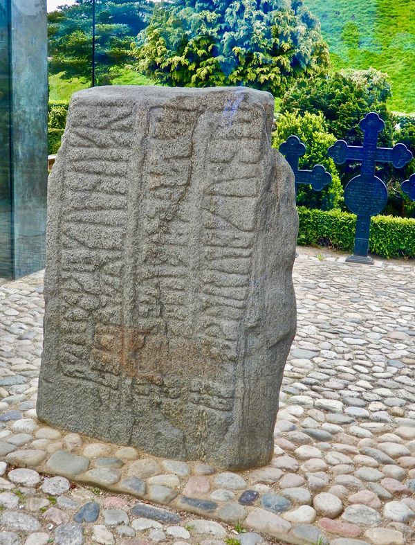 Queen Thyra's memorial stone....