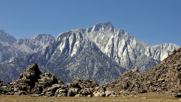 Mt Whitney from the Hills...