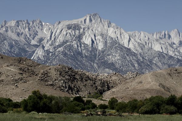 Mt Whitney from Hwy 395...