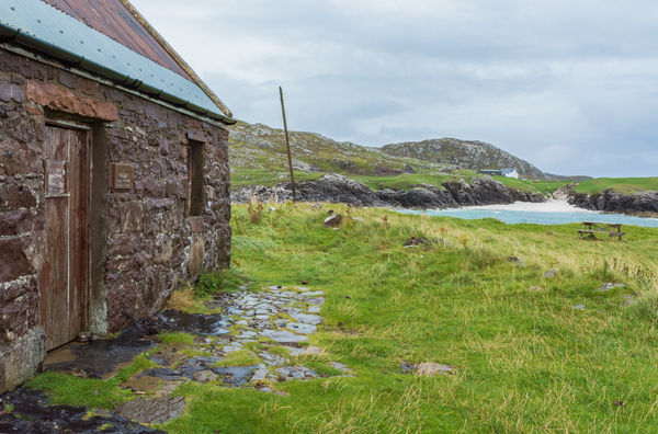A salmon-fishers' bothy....