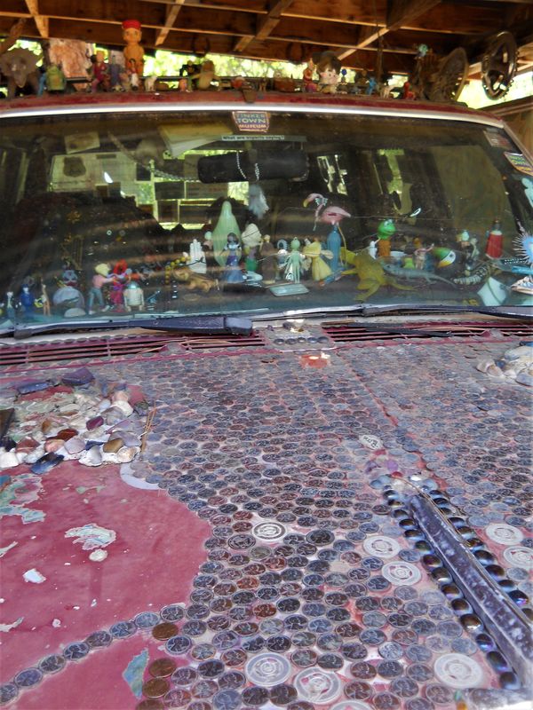 Decorated car, Tinkertown, New Mexico...