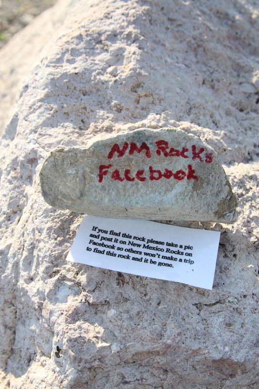 Even rocks have writing!...