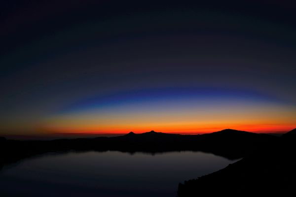 Crater Lake Sunset...