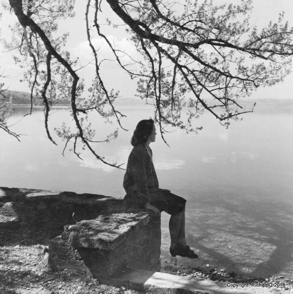 Lakeside dreamer - Bavaria, 1947...