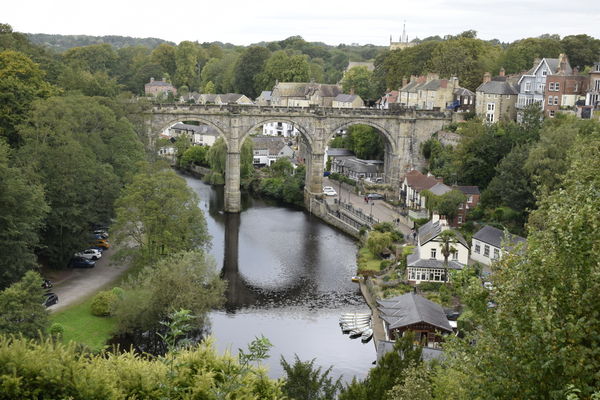 looking down on the river Nidd. there are lovely w...