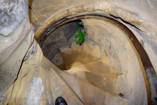 This was a steep climb up/down,these stairwells we...