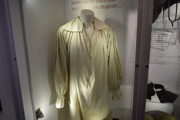 this is the shirt Sir Henry Slingsby wore at his b...