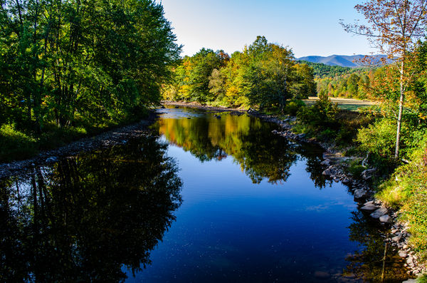 Morning reflections - East Branch of the Ausable R...