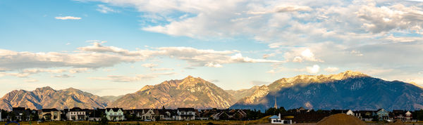 Wasatch Front from South Jordan...