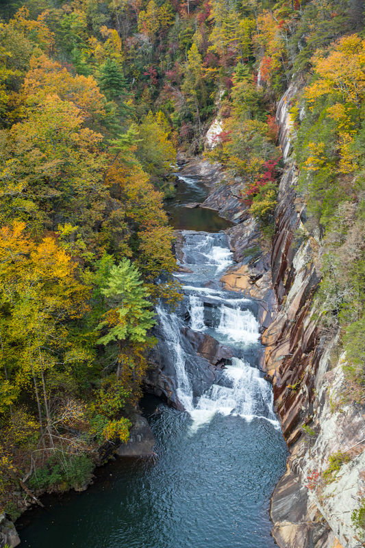 Tallulah Gorge - GA: Wikipedia: The Tallulah Gorge is a gorge formed by ...
