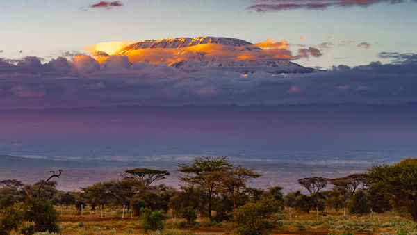 Sunrise - Mount Kilimanjaro - Amboiseli...