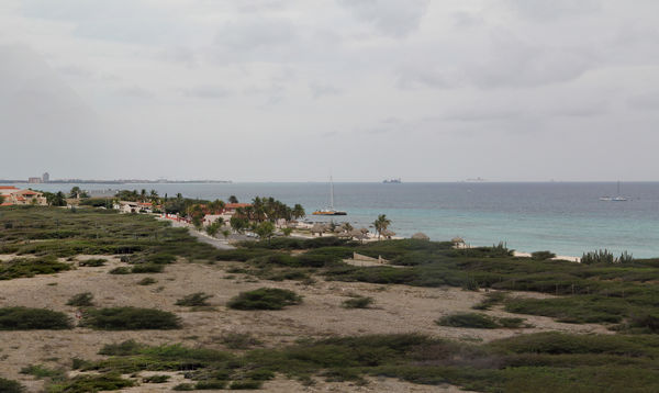 A two shot pano from Aruba...check out all the cac...