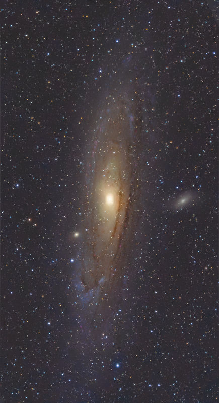Andromeda Galaxy (M31) (400mm,f6.3,33x30sec,ISO128...