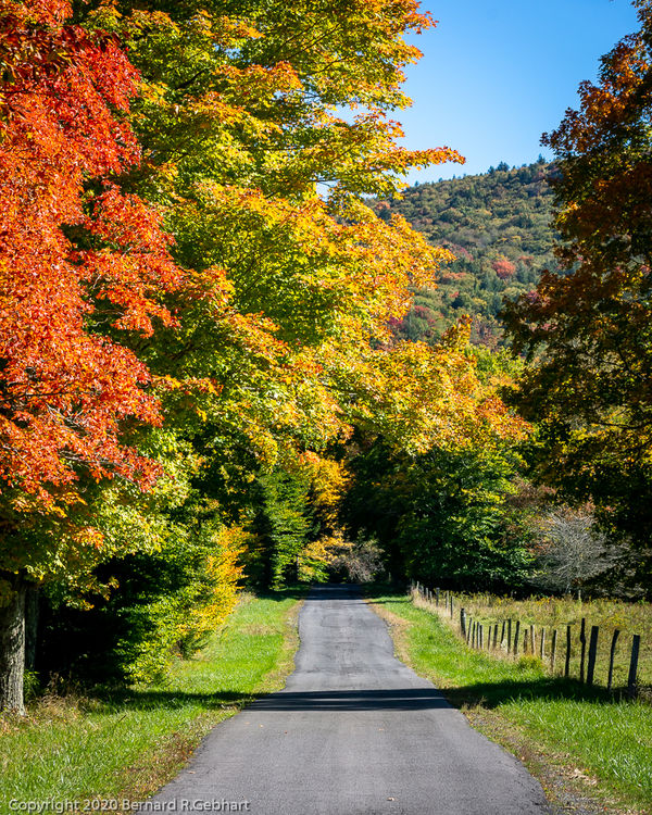 A West Virginia "country road"...