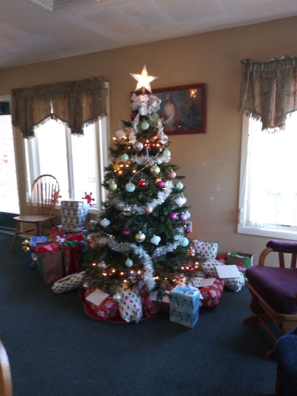 Christmas tree at nursing home....