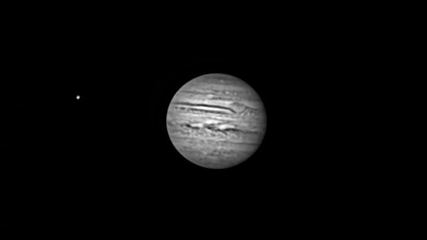 Red channel image of Jupiter that was used in the ...