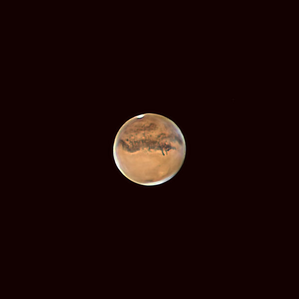Mars made with only the RGB images...