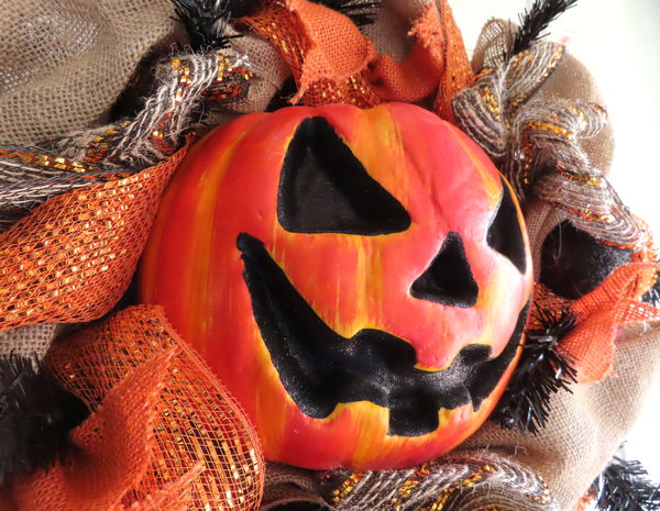 My new spooky Halloween wreath...