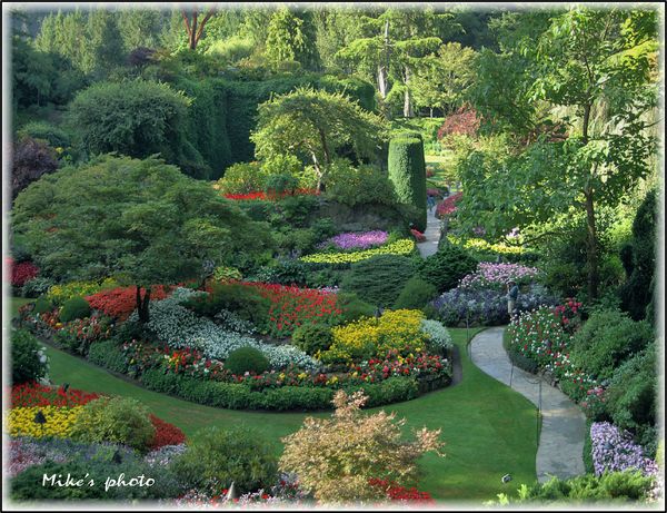 Butchart Gardens Victoria BC.